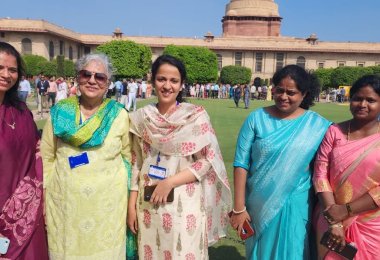 Hon'ble President's interaction with teachers of BIU